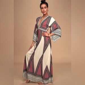 white christmas dresses Flying Tomato Cream Leaf Print Sleeveless Maxi Dress